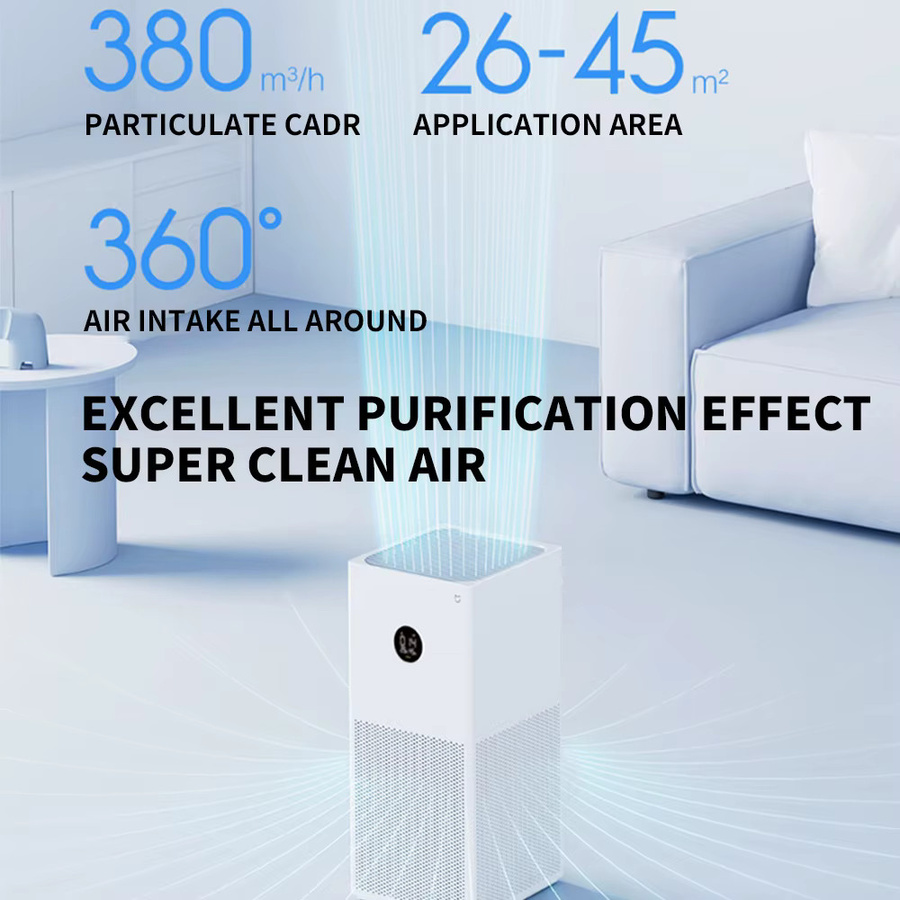 Xiaomi Home Pure Air Purifier 4 Lite Luftreiniger in Weiß mit App-Steuerung und WiFi - Bild 2