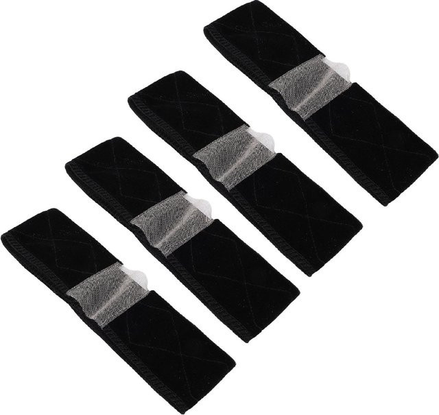 Koogeelife Perückenband Stirnband, 4 Stück, Hellbraun, Schwarz, Damen - Bild 1