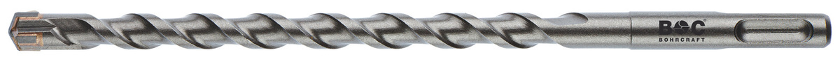Bohrcraft SDS-plus Hammerbohrer Vierschneider mit Bohrcraft SB-Hänger, Farbe: Silber, Durchmesser: 22,0 mm, Länge: 250 mm - Bild 1