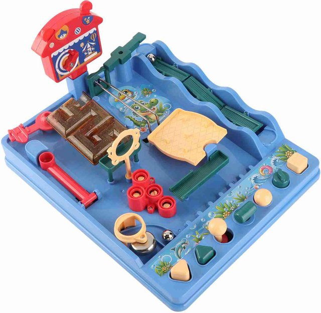 TOMTOP JMS Tragbarer Mini-Wasserpark Labyrinthtisch Desktop-Spiel - Bild 1