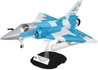 COBI Konstruktionsspielzeug Mirage 2000-5F Armed Forces Klemmbausteine in Blau und Weiß, 495 Teile - Bild 1