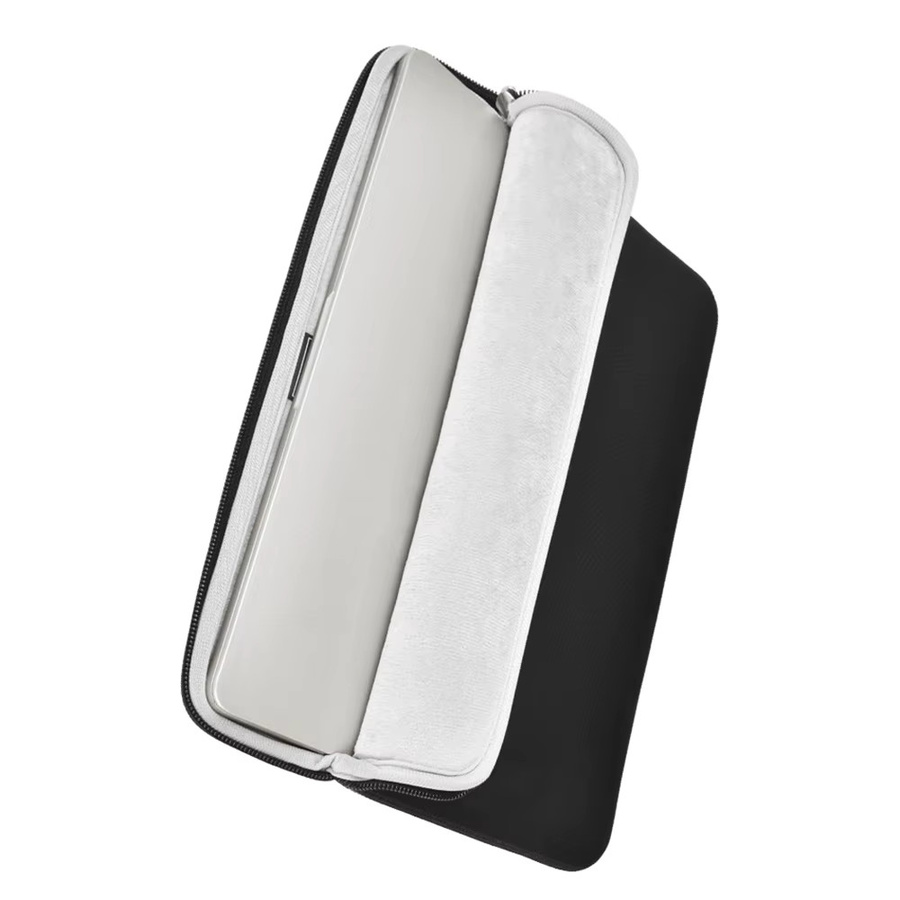 WiWU Ultradünne Laptop-Hülle für MacBook Pro 14,2 und 16,2 Zoll sowie MacBook Air 13,6 Zoll, wasserdichte Notebook-Tasche, Schwarz - Bild 3