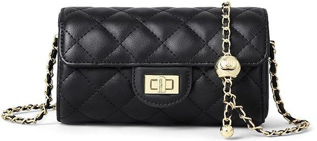 JMG Bags Schultertasche Leder, Damen, black - Bild 1