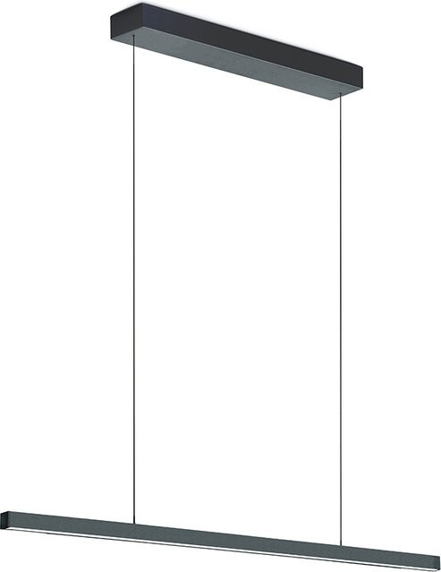 Bankamp Line 2325 LED-Pendelleuchte in Anthrazit Grau, dimmbar und höhenverstellbar, warmweißes Licht (2700K) - Bild 1