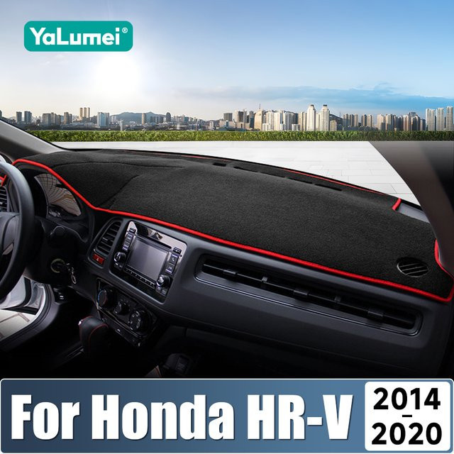 YaLumei Dashboard Sonnenschutz Abdeckung für Honda HR-V, Schwarz - Bild 1