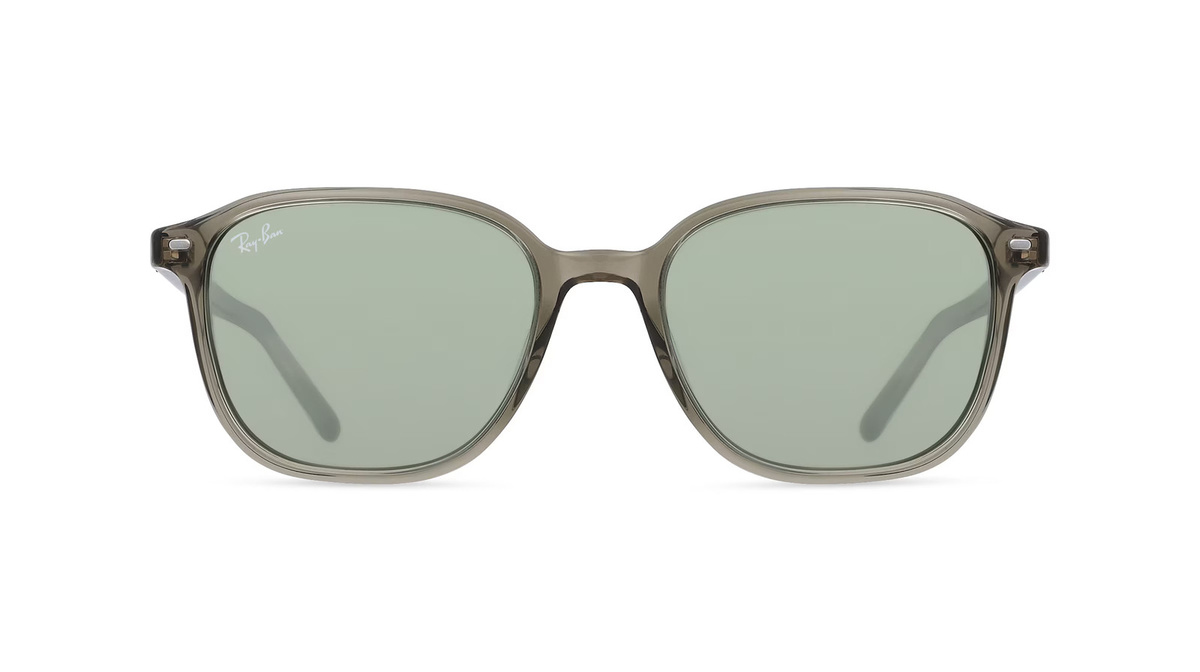 Ray-Ban RB2193 Sonnenbrille, Vollrand, Quadratisch, Acetat, Unisex, Grün, Grau - Bild 1