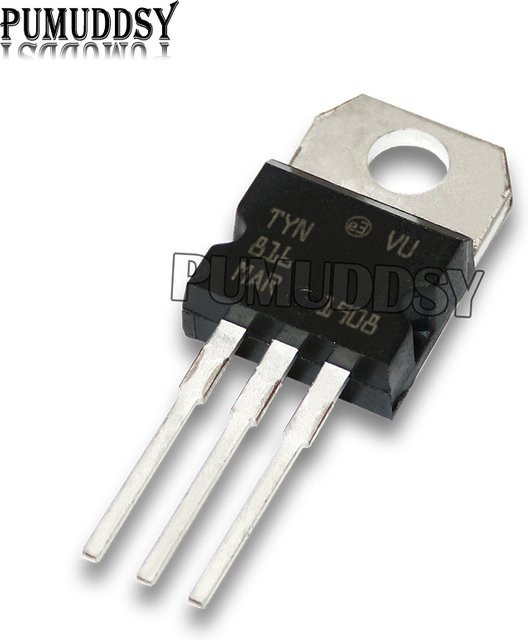 10 Stück PUMUDDSY Thyristoren Set TYN1225 TYN208 BIS-220 TYN610 TYN612 TYN812 TYN816 TYN825 TO-220 Schwarz - Bild 1