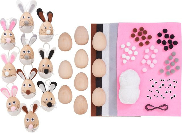 VBS Bastelset Anhänger Eier-Hasen für Ostern in Multi - Bild 1