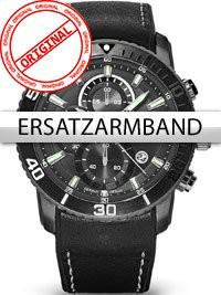 Perigaum Uhrenarmband Kautschuk, Orbit P-1402-TI-GRBK - Bild 1