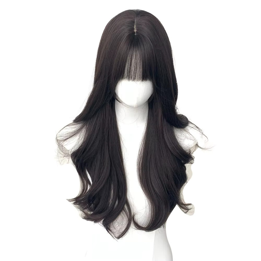 MEISU Perücke, gewellt, schwarz, 66 cm, Damen - Bild 6
