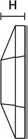 Hellermann Tyton Klebesockel MB5APT-A-PA66-BK schwarz B/B: 38 x 38 mm - Bild 1