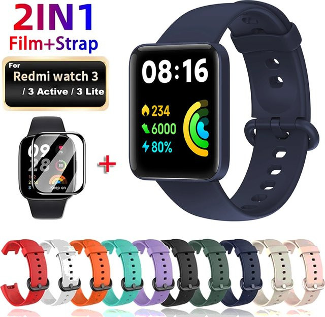 Xiaomi Uhrenarmband Silikon, Mintgrün - Bild 1