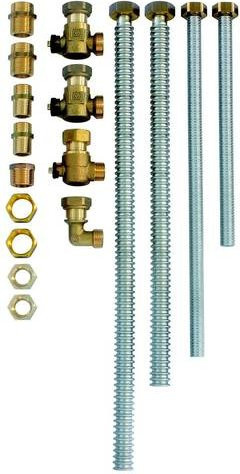 Vaillant Anschlussset 10030694 aus Edelstahl in Silber - Bild 1