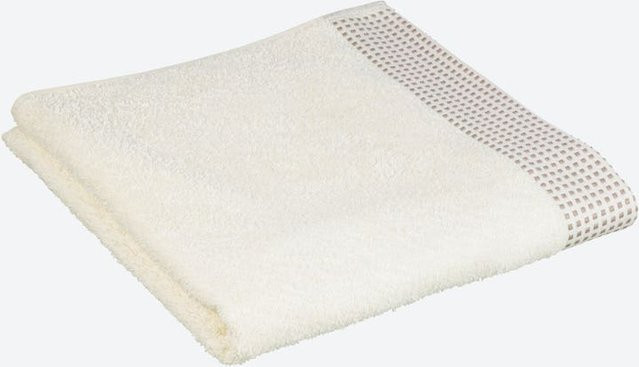 NKD Frottee-Duschtuch MODERN aus Baumwolle in Weiß, B: 70 cm, L: 140 cm - Bild 1