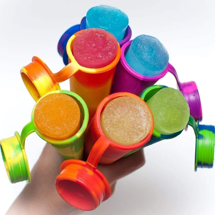 Willstar Popsicle Maker Set in Multicolour für DIY Eis, Joghurt und Gelee, runde Form - Bild 5