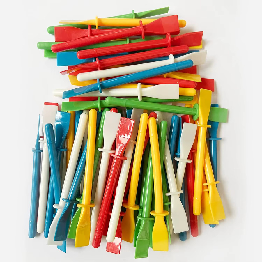Klebstoffauftragspinsel für DIY-Kunsthandwerk und Lederarbeiten, Tragbare Malpinsel und Klebeschaber, Mehrfarbig - Bild 3