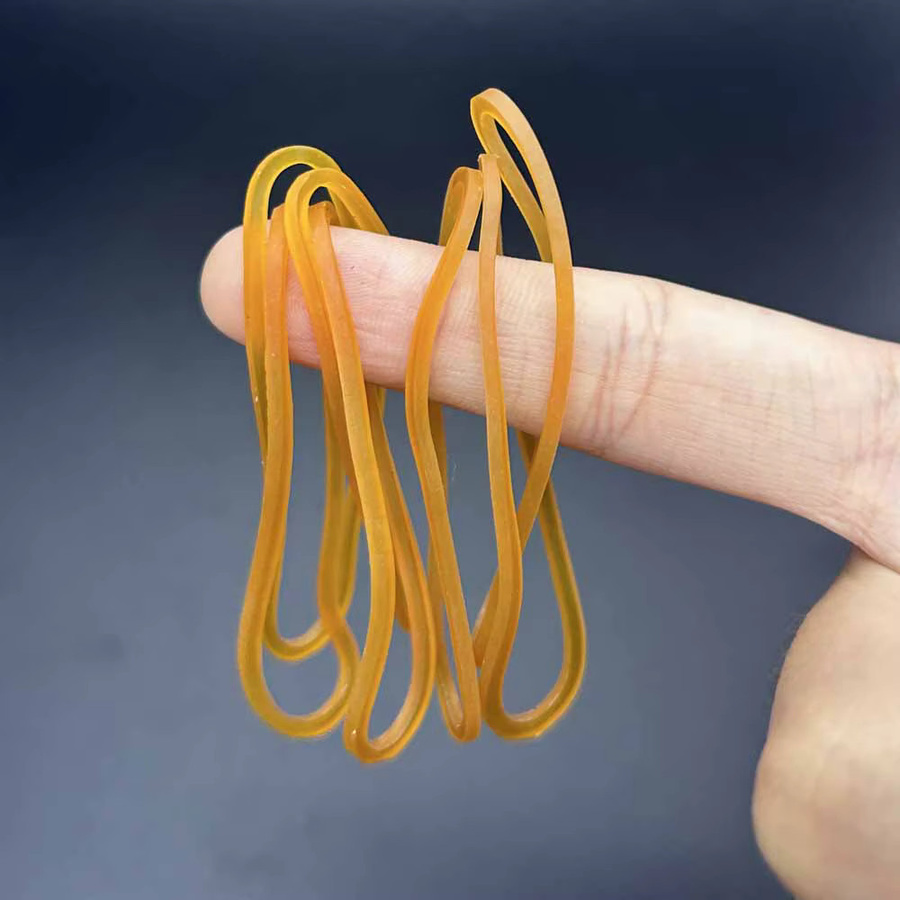 500 Stück elastische Gummibänder in Gelb für Büro und Schule - Bild 4