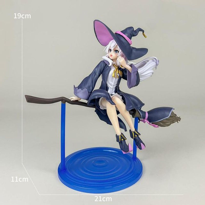 Fashnics Anime Actionfigur Die wandernde Hexe Die Reise von Elaina aus PVC, Multicolor, Höhe: 20 cm - Bild 1
