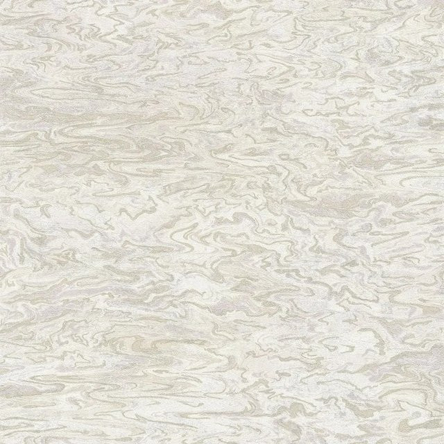Profhome Stein Kacheln Tapete in Creme, Elfenbein und Rosa mit Schimmer-Effekt, B: 0,53 m x L: 10,05 m - Bild 1