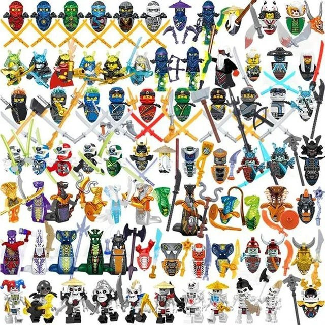 MINISO Ninjago Mini-Figur Baustein Spielzeug, 24-teiliges Set, ab 14 Jahren - Bild 1