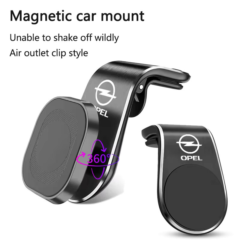 Magnetische Smartphone Halterung für Opel Corsa D, Astra, Insignia, Mokka, Adam, Combo und OPC in Schwarz - Bild 6