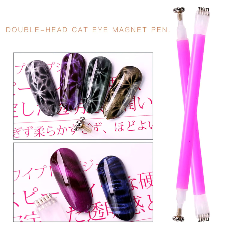 LULAA Magnetischer Nagellack-Stift, Doppelseitig, Blumenförmig - Bild 3