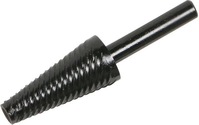 LUX-TOOLS Profilraspel für Metall in konischer Form aus Stahl, Schwarz - Bild 1