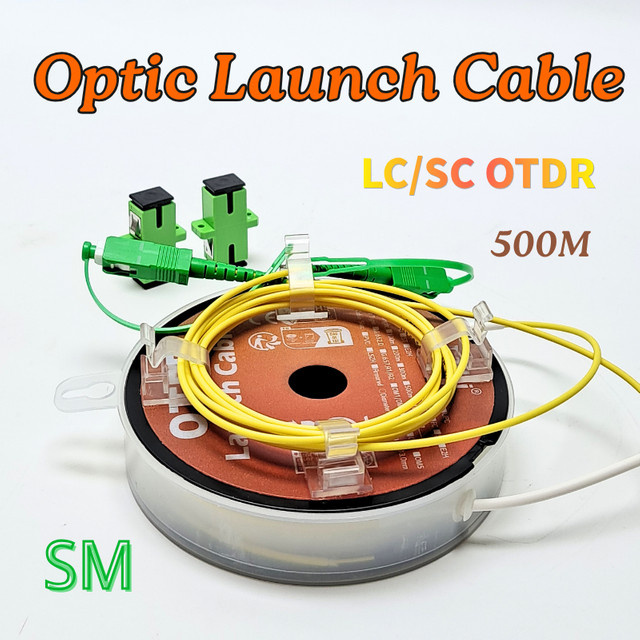 CAILI Singlemode-Glasfaser-Testkabel SC LC 1310/1550nm OTDR Toter-Zonen-Kompensationskabel in Gelb, 500m - Bild 1