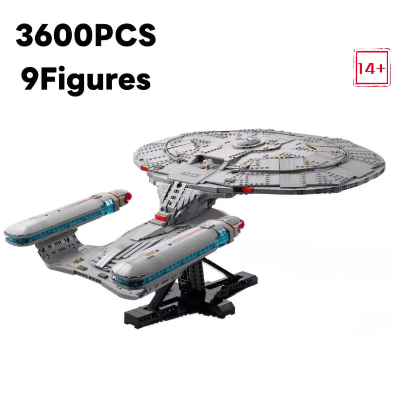 Hot Toys Star Trek Enterprise NCC-1701-D Raumschiff Bausteine Modell, ab 14 Jahren - Bild 5