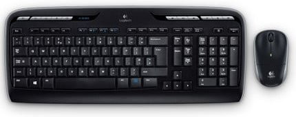 Logitech MK330 Wireless Combo Tastatur und Maus Set in Schwarz mit QWERTZ-Layout - Bild 1