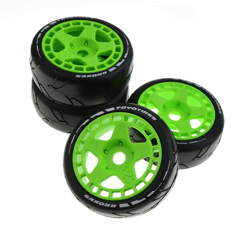 Semalam RC Off Road Buggy Reifen Rad, 105 mm, 17 mm Sechskant, Grün - Bild 1