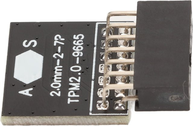 ASUS TPM 2.0 Sicherheitsmodul mit 14 Pin 2x7P Chip für Windows 11 in Schwarz - Bild 1