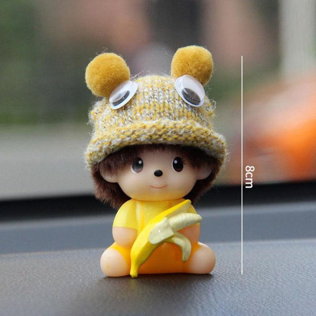 Monchhichi Plüsch Schlüsselanhänger Cartoon 3D - Bild 1