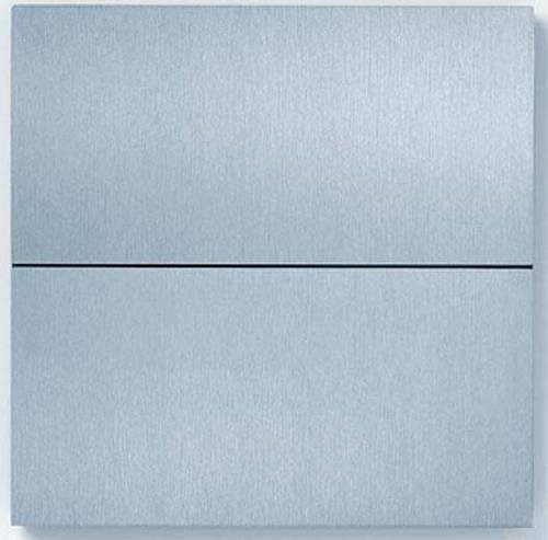 Siedle Hinweisschild aus Edelstahl in Grau, B: 154 mm, H: 154 mm, Tiefe: 1 mm - Bild 1