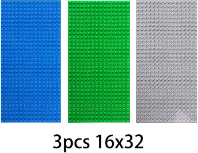 Yiran toy Bauplatten Grundplatten, 3-teiliges Set, Mehrfarbig, ab 6 Jahren - Bild 1