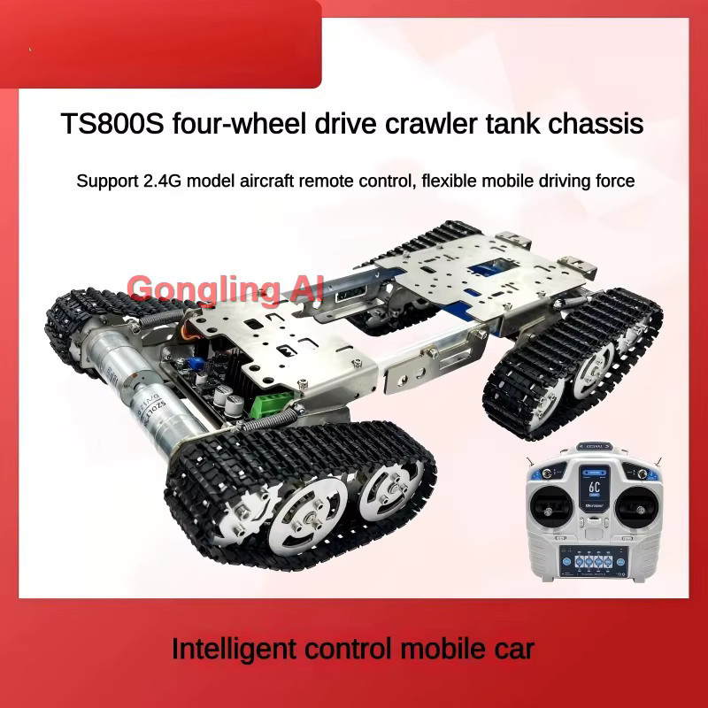 GoLingLing RC Panzer Smart Roboterwagen, programmierbarer Roboter, Metall - Bild 4