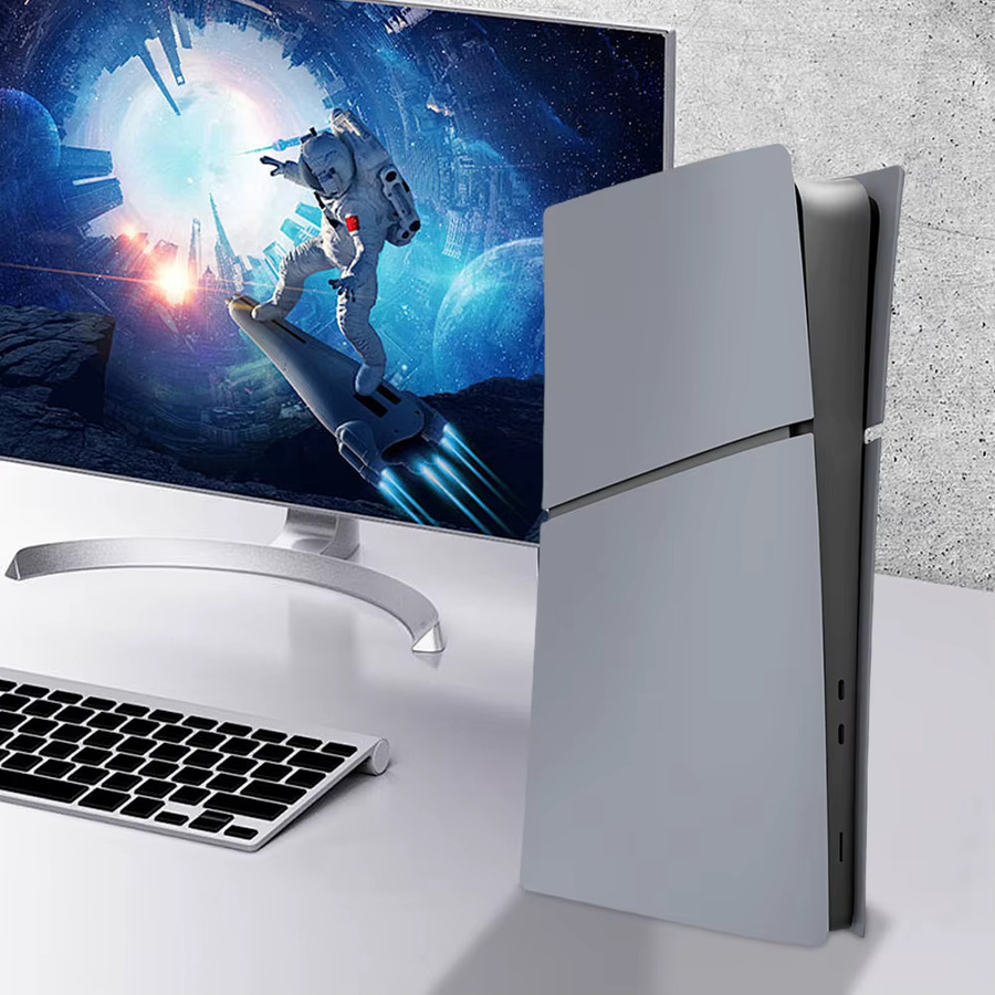 Sony Premium-Frontplatten für PS5 Slim 30th Anniversary Konsole, Gehäuseabdeckungen für PlayStation 5 Slim in Multicolor und Grau - Bild 4