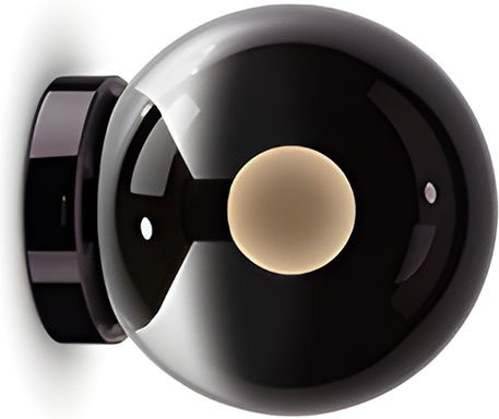 Occhio Luna scura 160 up LED-Wandleuchte Phantom in Schwarz mit Tunable White (2700K - 4000K) - Bild 1