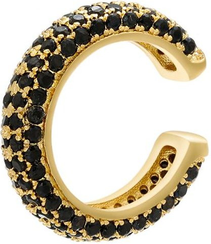 Ohr-Manschette Zirkonia Kristall, Kupfer, Gold, Damen - Bild 1