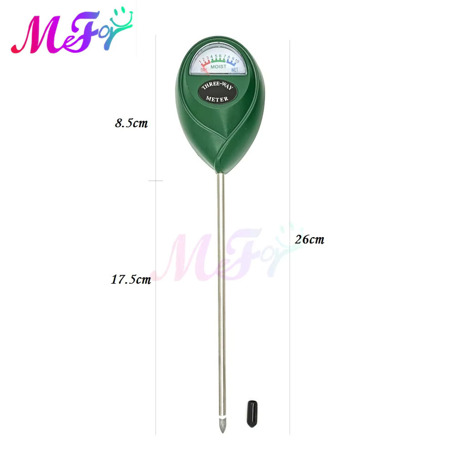 Milaike Boden-Humidometer zur Messung der Bodenfeuchtigkeit für Haus und Garten in Schwarz und Grün - Bild 1