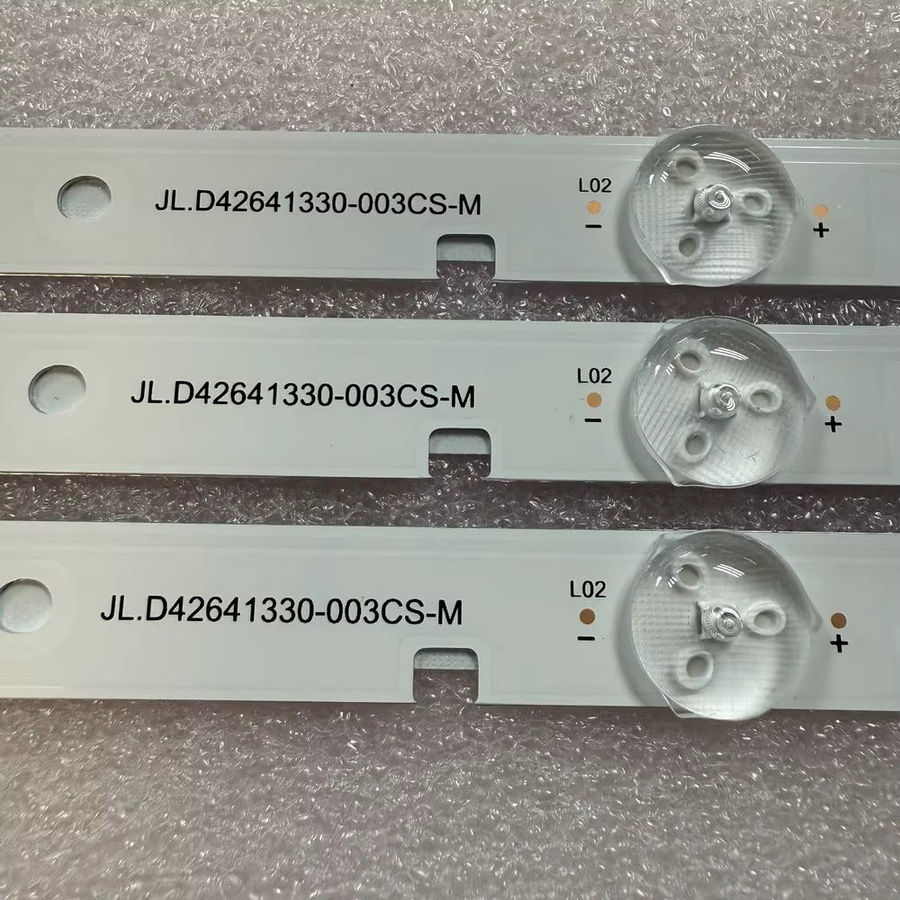 LED-Streifen in Weiß für Hisense 43H7C 43H7C2 H43N5300 43CU6100 und Sharp LC-43N6100U LC-43N610CU LC-43N4000M LC-43N4000U LC-43P7000U - Bild 1
