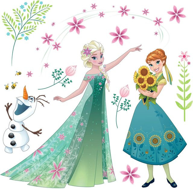 Komar Fenstersticker Frozen Flower, Multicolor, B/H: 31 x 31 cm - Bild 1
