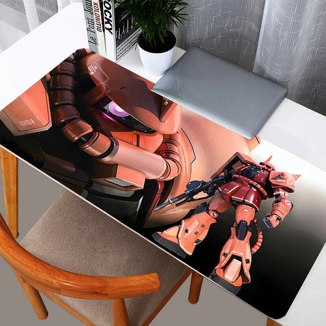 Bandai Gundam Zaku II Gaming Mauspad Multicolor B/B: 90 x 40 cm - Bild 1