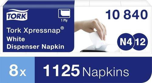 Tork Xpressnap Papierservietten Weiß 9000 Stück - Bild 1