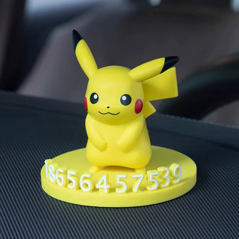 LANGBOWANG Pokémon Anime Figuren, Pikachu Charmander Psyduck Squirtle Jigglypuff Bulbasaur, Einzelfigur, Bunt / Mehrfarbig, Kunststoff - Bild 2