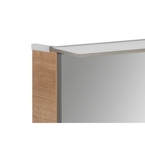 Fackelmann Spiegelschrank b.perfekt in Asteiche mit Softclose-Türen, LED-Beleuchtung und Rasierfach, B/H/T: 100 x 69 x 23,1 cm - Bild 3