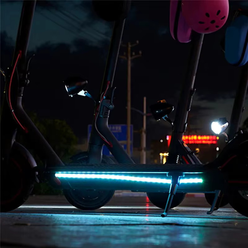 Wasserdichter RGB LED Streifen für Xiaomi M365 1s Pro Pro2 MI3 Elektrische Roller als Sicherheits-Nachtlicht in Mehrfarbig - Bild 4