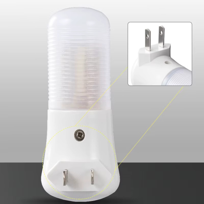 LED Nachtlicht in Weiß mit Push-Button Schalter und warmweißem Licht für Schlafzimmer, Kinderzimmer und Flur - Bild 3
