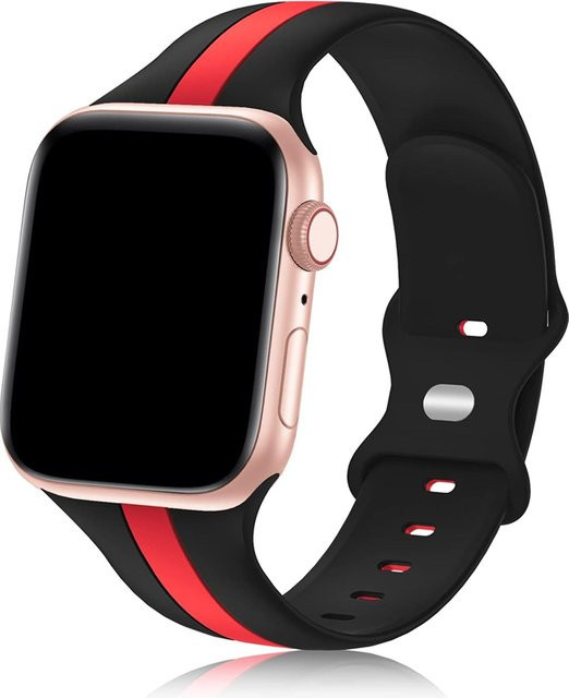 HUBANDE Uhrenarmband Silikon, Schwarz, Unisex - Bild 1