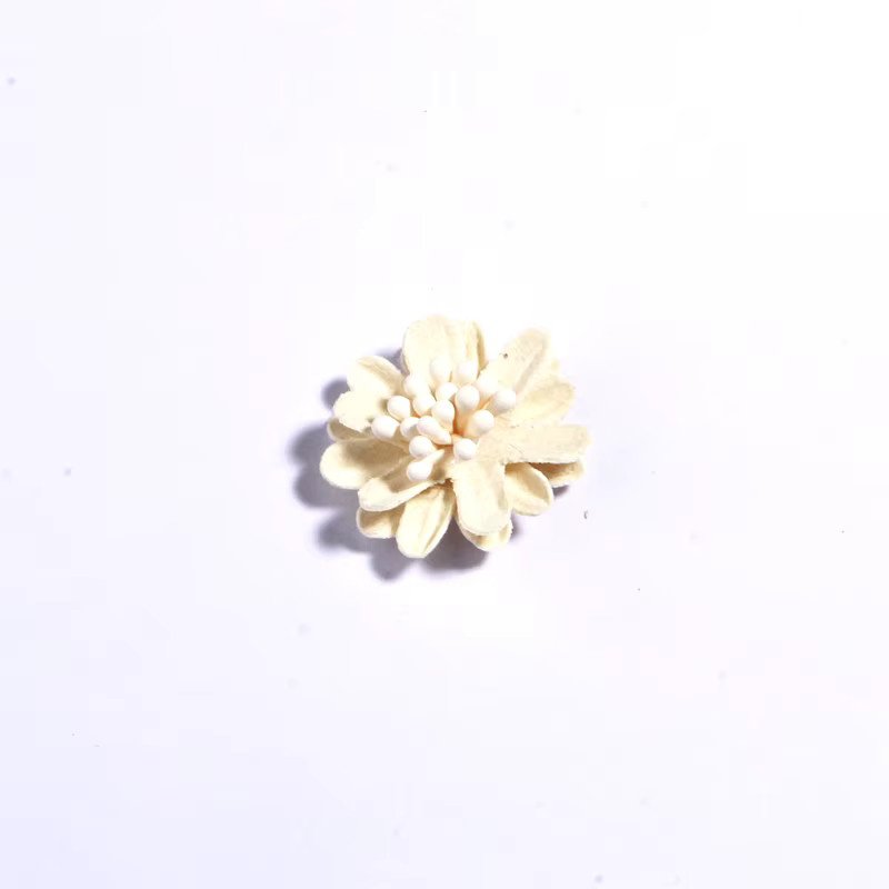 10er Set bunte künstliche Blumenköpfe für DIY Dekoration, Durchmesser: 2,5 cm - Bild 1